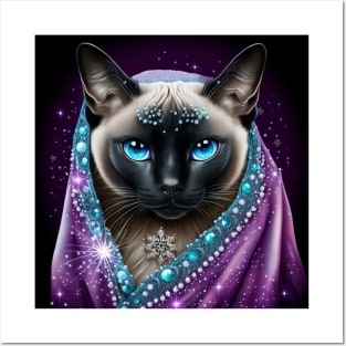 Dazzling Siamese Cat Posters and Art